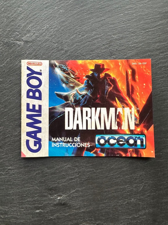 Darkman manual Game Boy