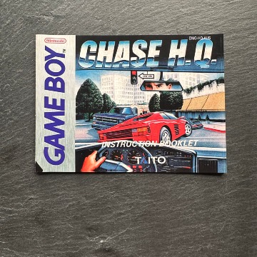 Chase H.Q (AUS) manual Game Boy