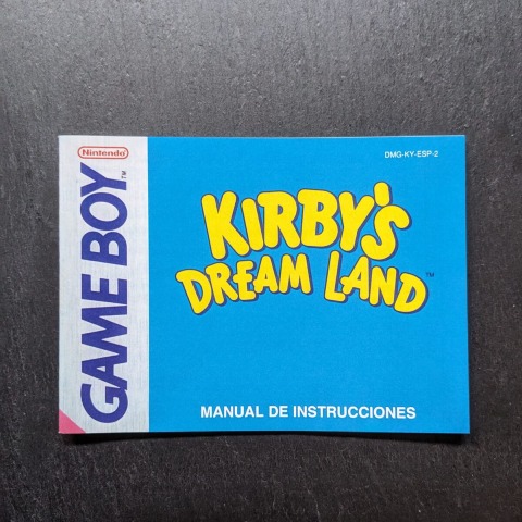 manual repro game boy kirby dream