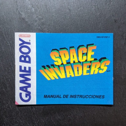 manual repro game boy space invaders