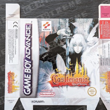Castlevania Aria of Sorrow caja Game Boy Advance