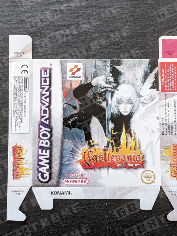 Castlevania Aria of Sorrow caja Game Boy Advance
