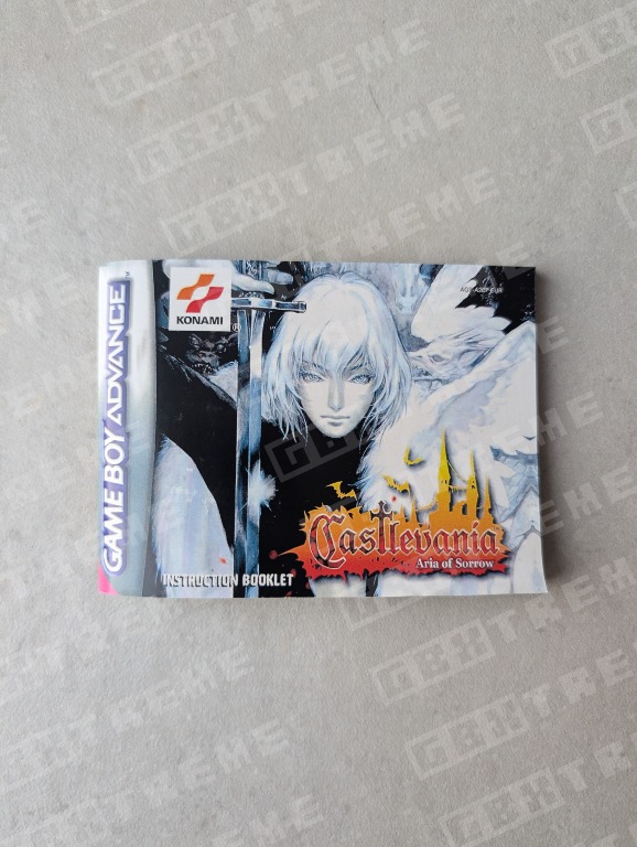 Castlevania Aria of Sorrow manual Game Boy Advance