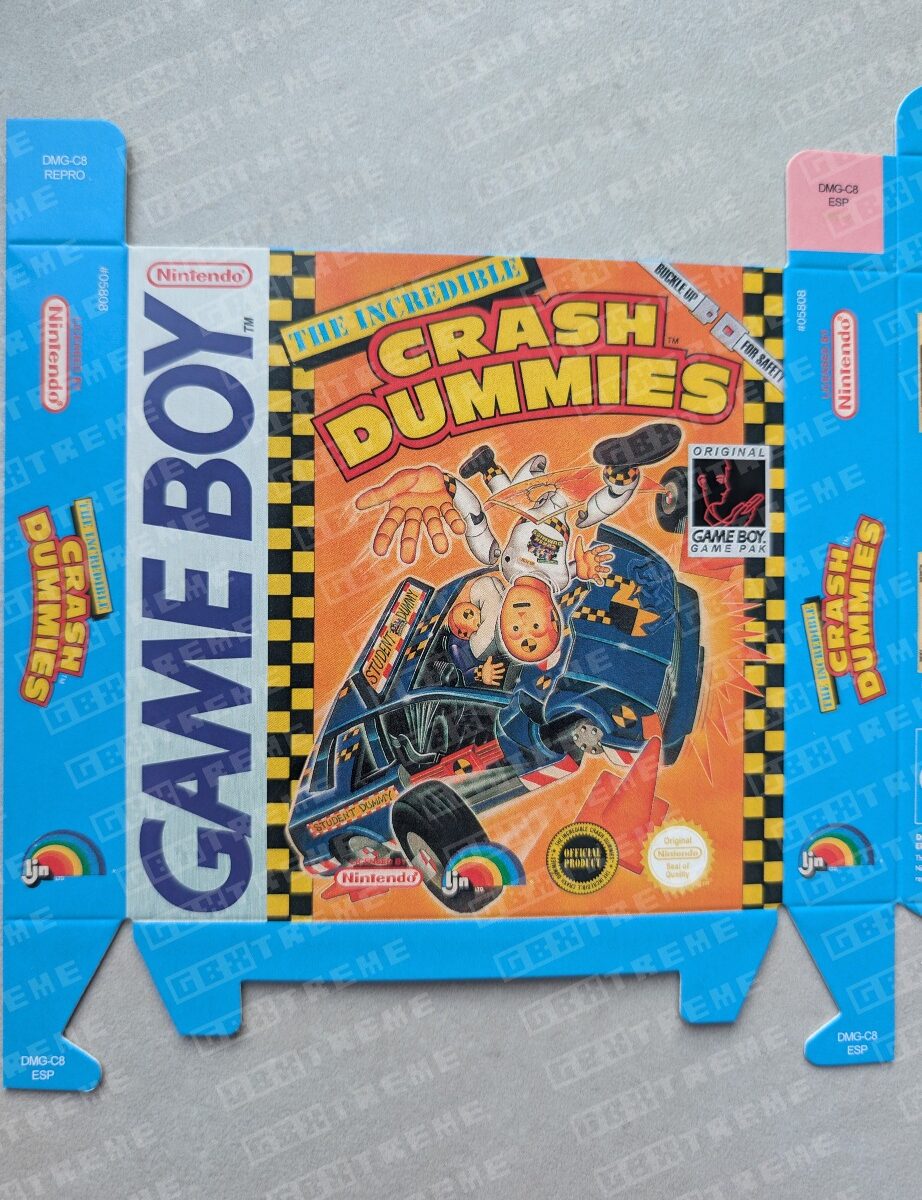 Caja Repro Game Boy Crash Dummies