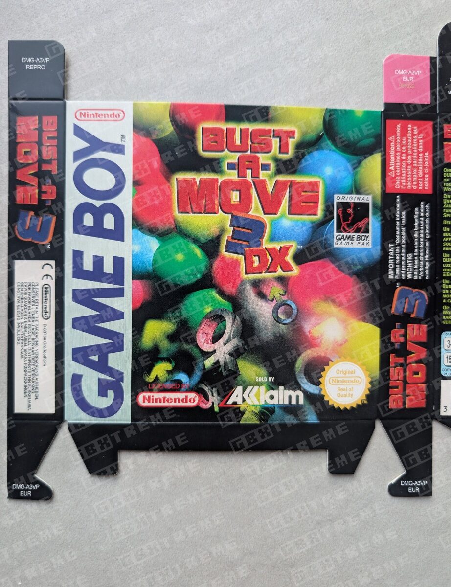 Caja Repro Game Boy Bust A Move 3