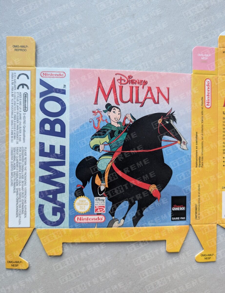 Caja Repro Game Boy Mulan