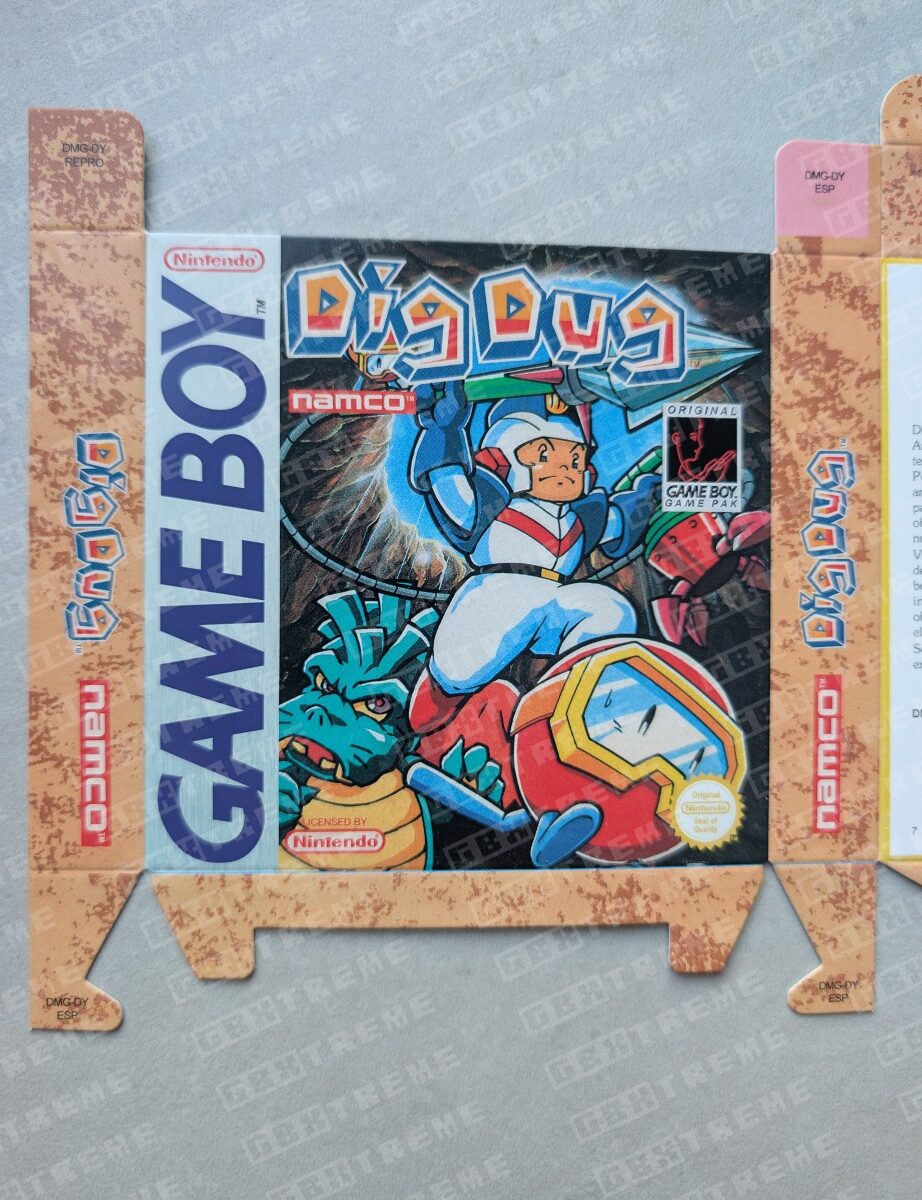 Caja Repro Game Boy Dig Dug