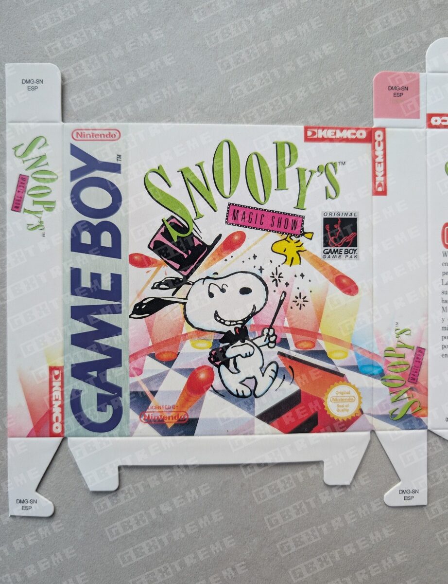 Caja Repro Game Boy Snoopy's Magic Show