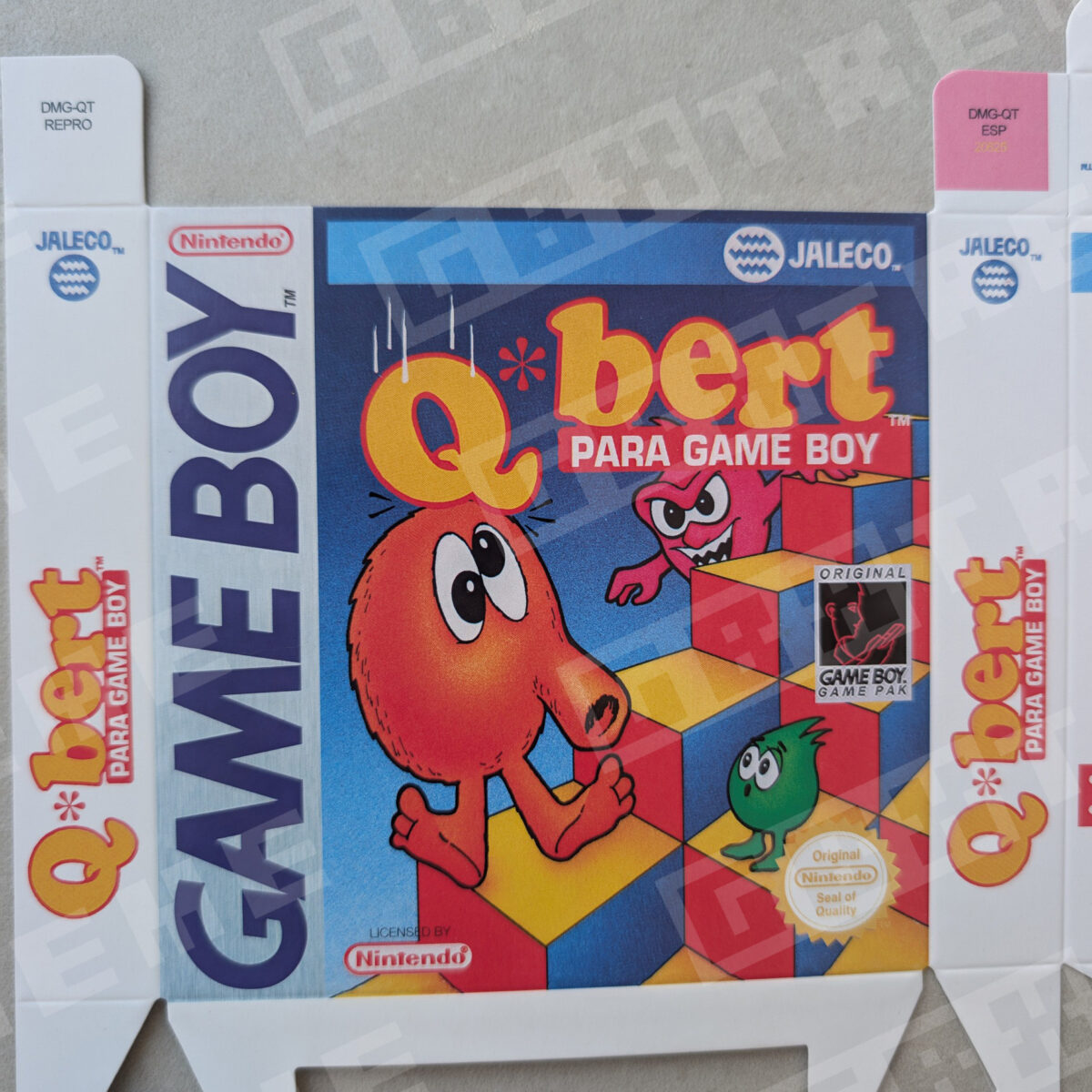 Caja Repro Game Boy Q Bert