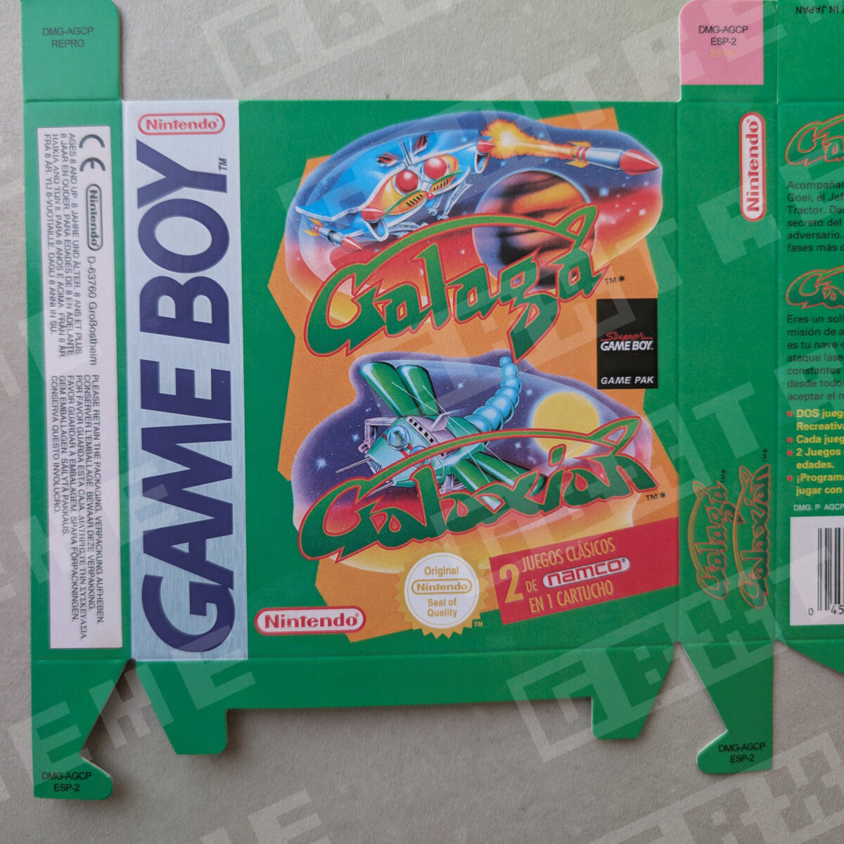 Caja Repro Game Boy Galaga